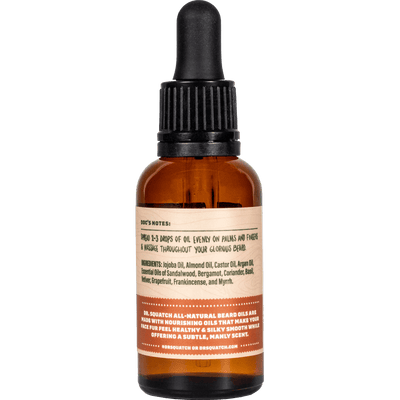Sandalwood Bourbon Mens Natural Beard Oil