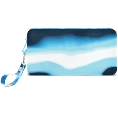Blue Tie Dye Popper Pencil Case