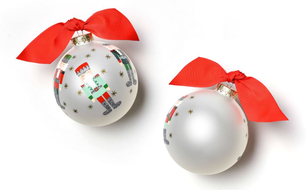 Nutcracker Glass Ornament