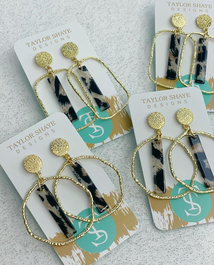 Cheetah Stick Hoops