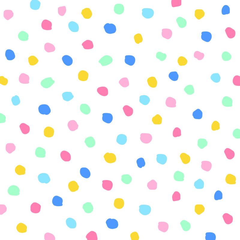Happy Stripes And Dots Napkin- Beverage