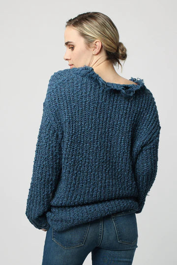 DEMI LONG SLEEVE SWEATER AEGEN BLUE