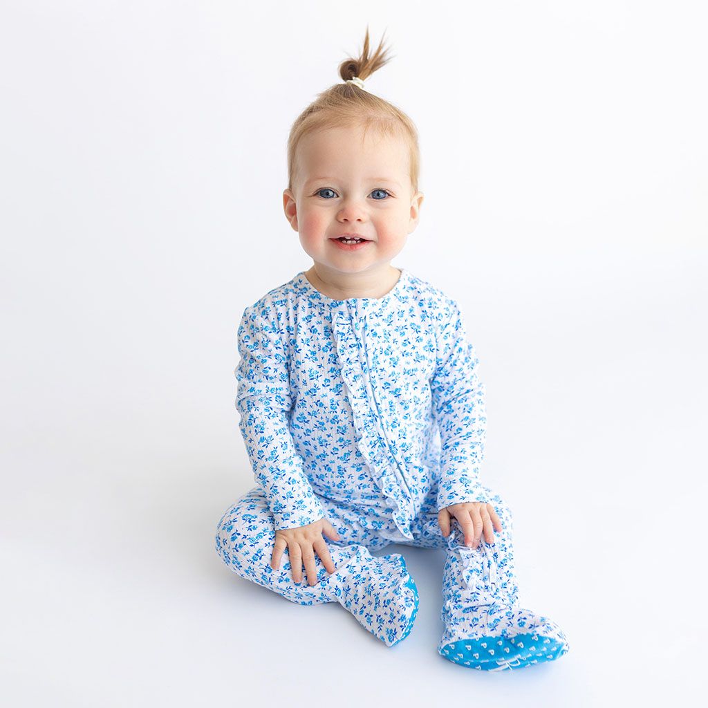 Andina Ruffled Zipper Footie
