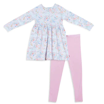 Pixie Pines Magnetic Toddler Dress with Leggings