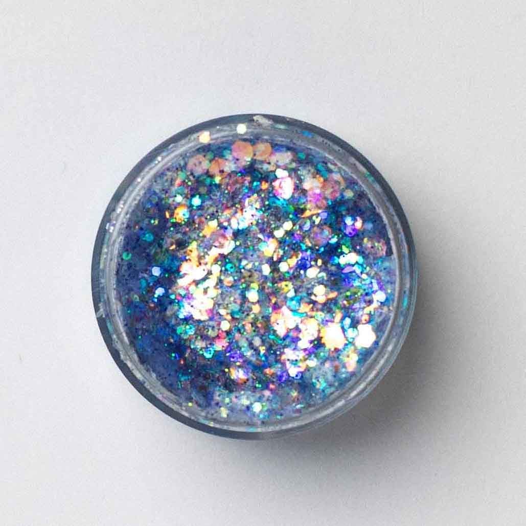 Glow Getter- Light Blue Glitter Gel.