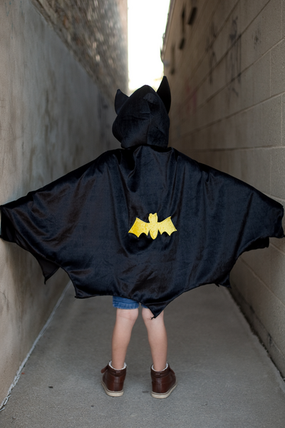 Bat Cape with Hood, Size 5-6