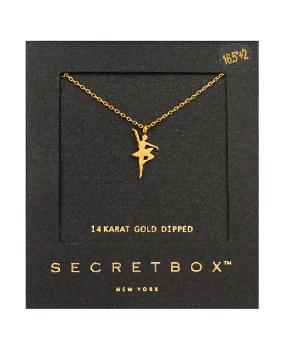 Gold Ballerina Necklace