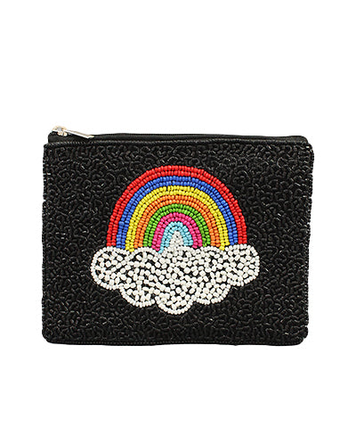 Rainbow & Cloud Coin Pouch
