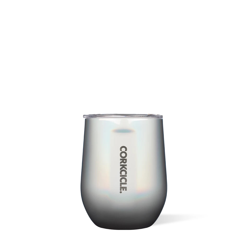 Stemless 12oz prismatic