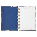 It Is Well Large Wirebound Journal in Navy