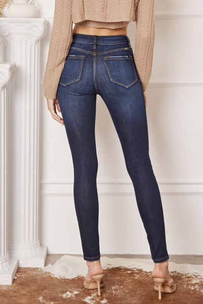 High Rise Super Skinny Jean- Super Dark Wash