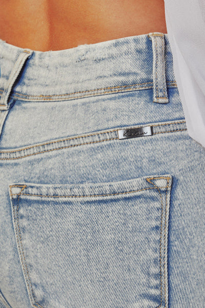 High Rise Folded Ankle Skinny Jeans