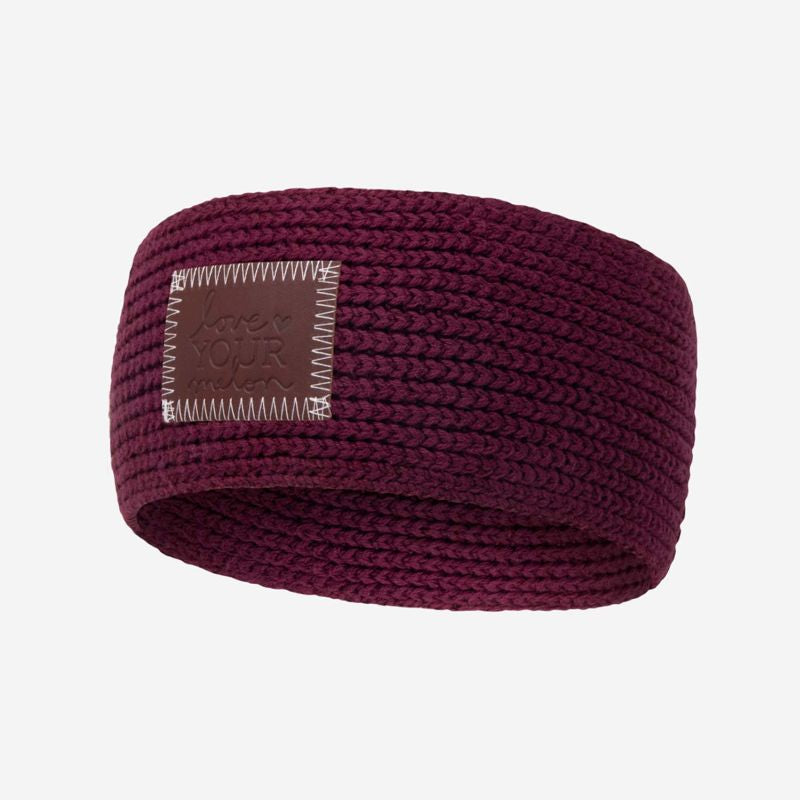 Burgundy Knit Headband