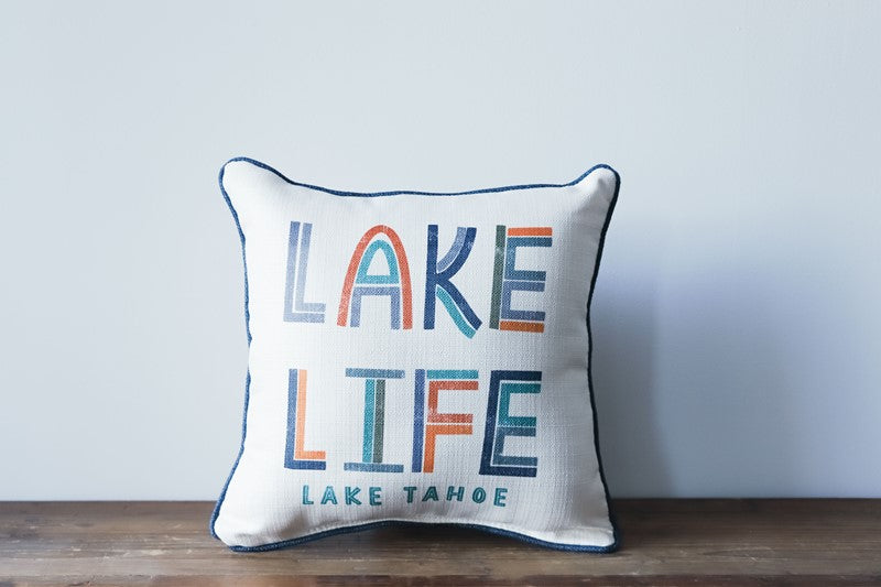 Lake Life Pillow -Customizable