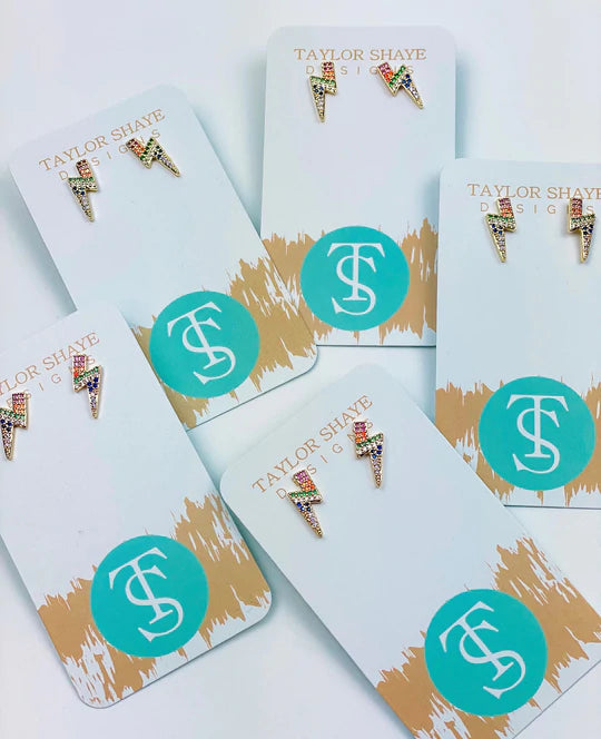 Lightning Bolt Studs