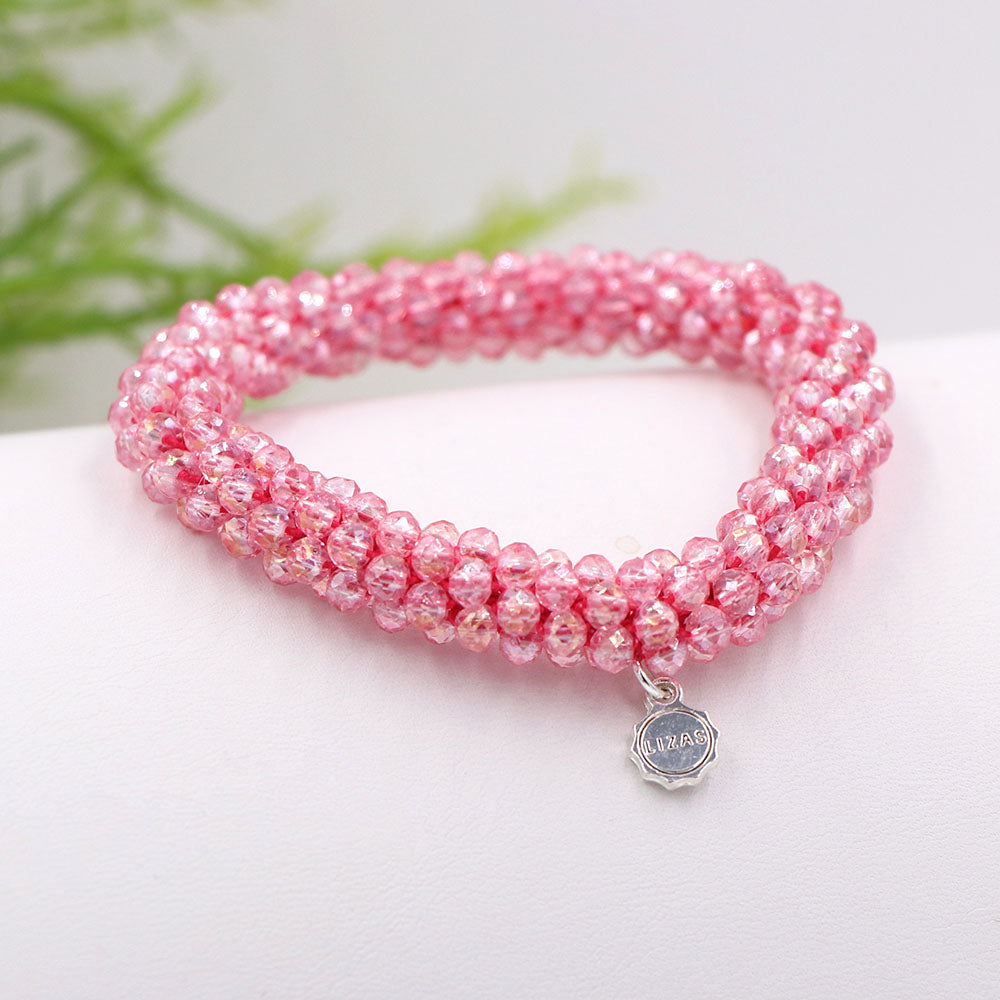 Liza's Glitz Cluster Beaded Bracelet