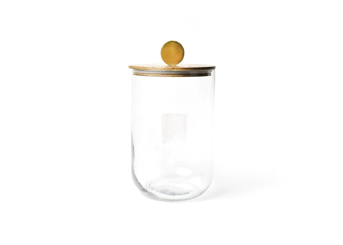 HE Mini Wooden Lid Glass Jar