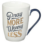 Pray More, Worry Less Mug