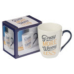 Pray More, Worry Less Mug