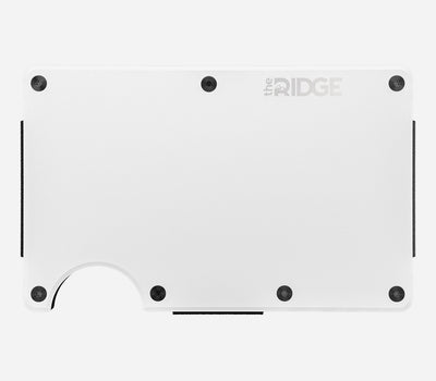 Aluminum - Matte White - Money Clip