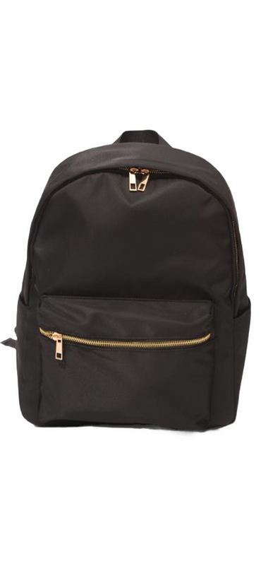 Nylon Backpack - Black