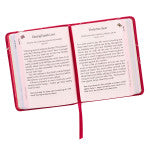 The One-Minute Devotions for Girls Pink Faux Leather Devotional