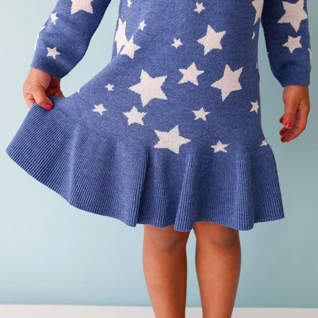 Galaxy Long Sleeve Sweater Dress