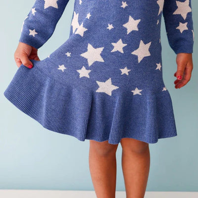 Galaxy Long Sleeve Sweater Dress