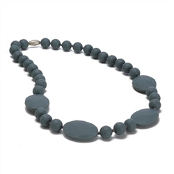 Stormy Grey Punchy Necklace