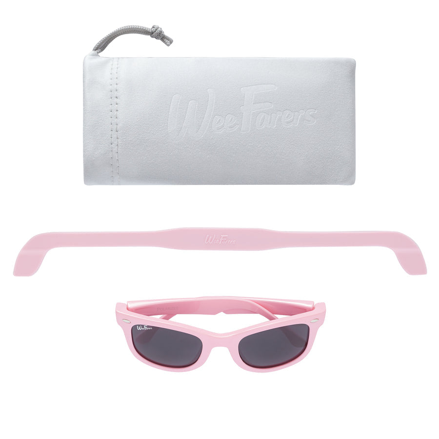 Polarized WeeFarers Sunglasses- Pink
