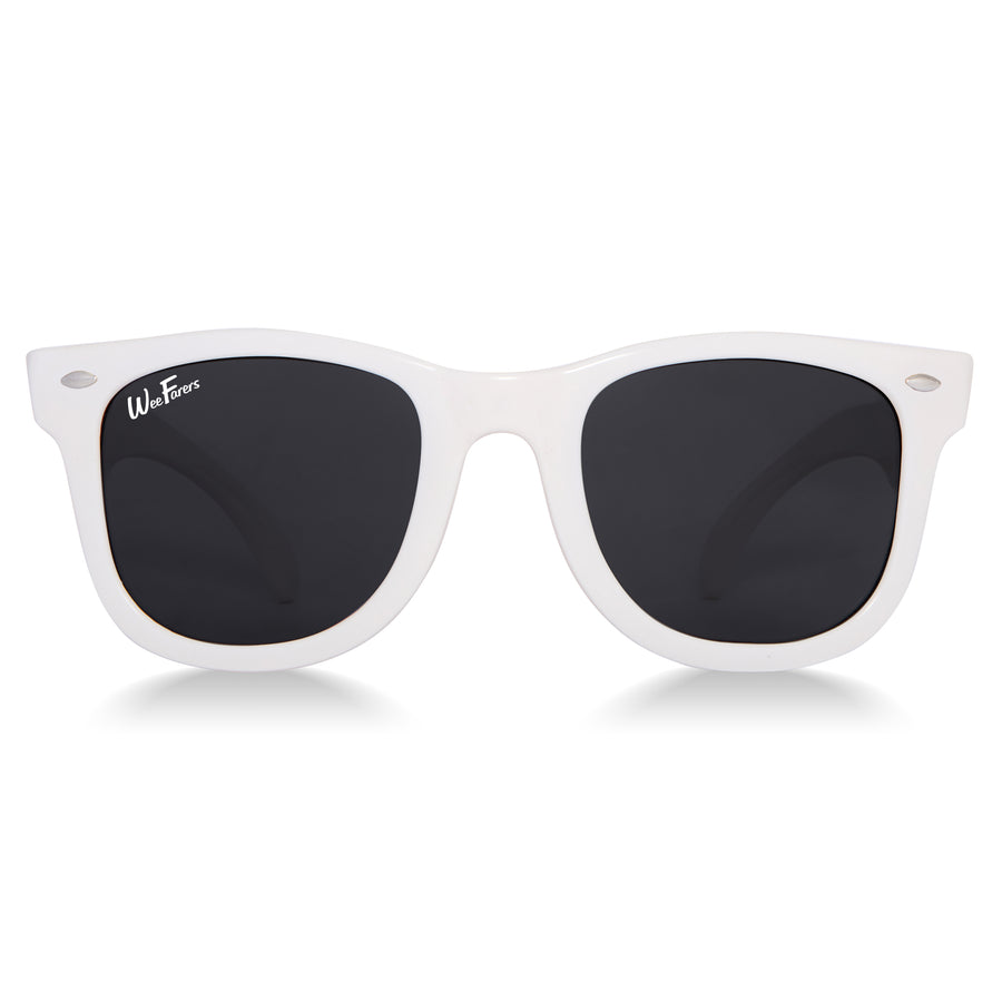 Polarized WeeFarers Sunglasses- White