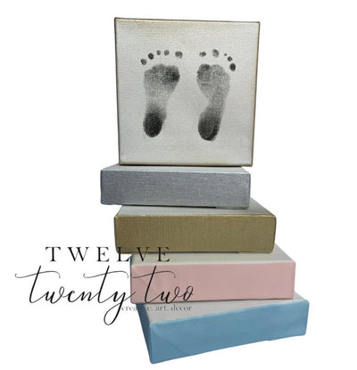 Gold Edge Footprint Keepsake