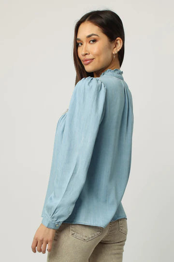 Kylie Long Sleeve in Airy Blue