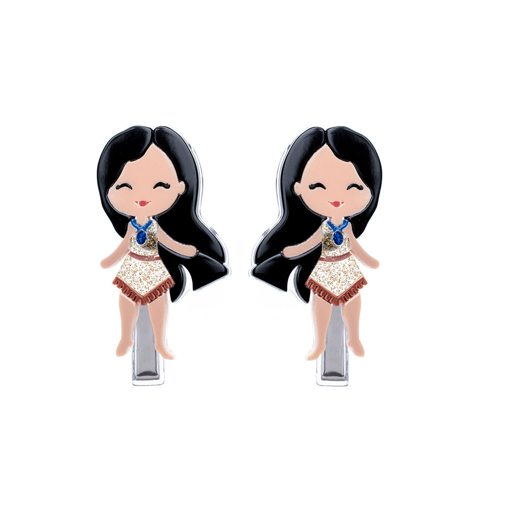 Cute Doll Tan Costume Costume Alligator Clips