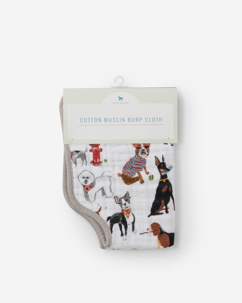 Cotton Muslin Burp Cloth- Woof