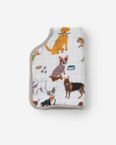 Cotton Muslin Burp Cloth- Woof