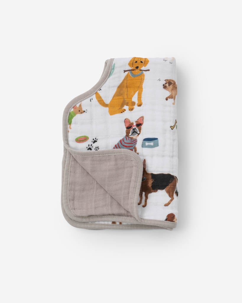 Cotton Muslin Burp Cloth- Woof