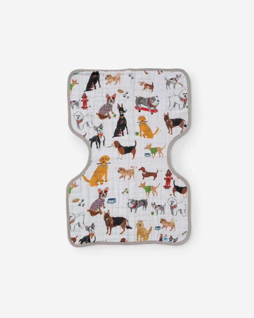 Cotton Muslin Burp Cloth- Woof