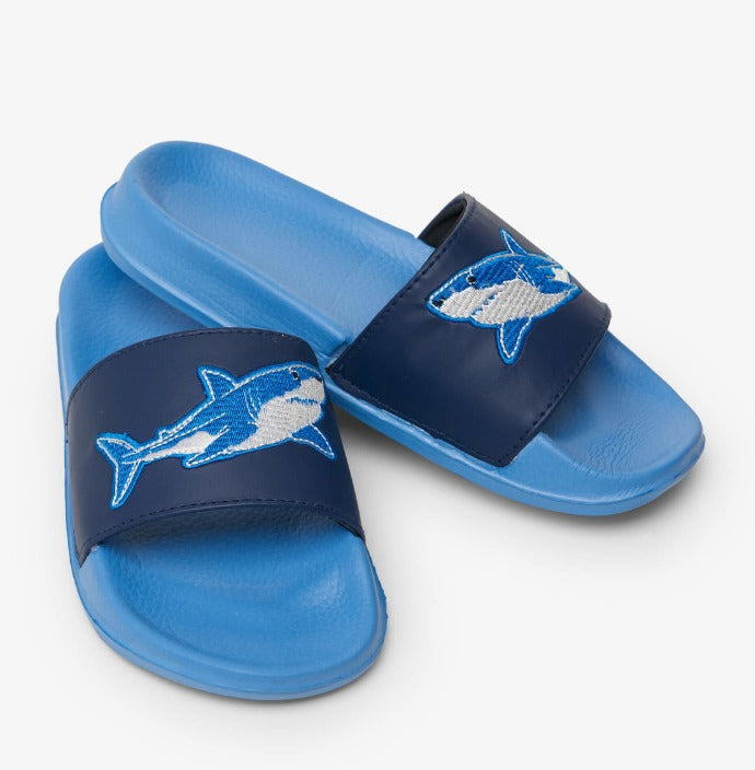 Deep-Sea Sharks Slide On Sandals
