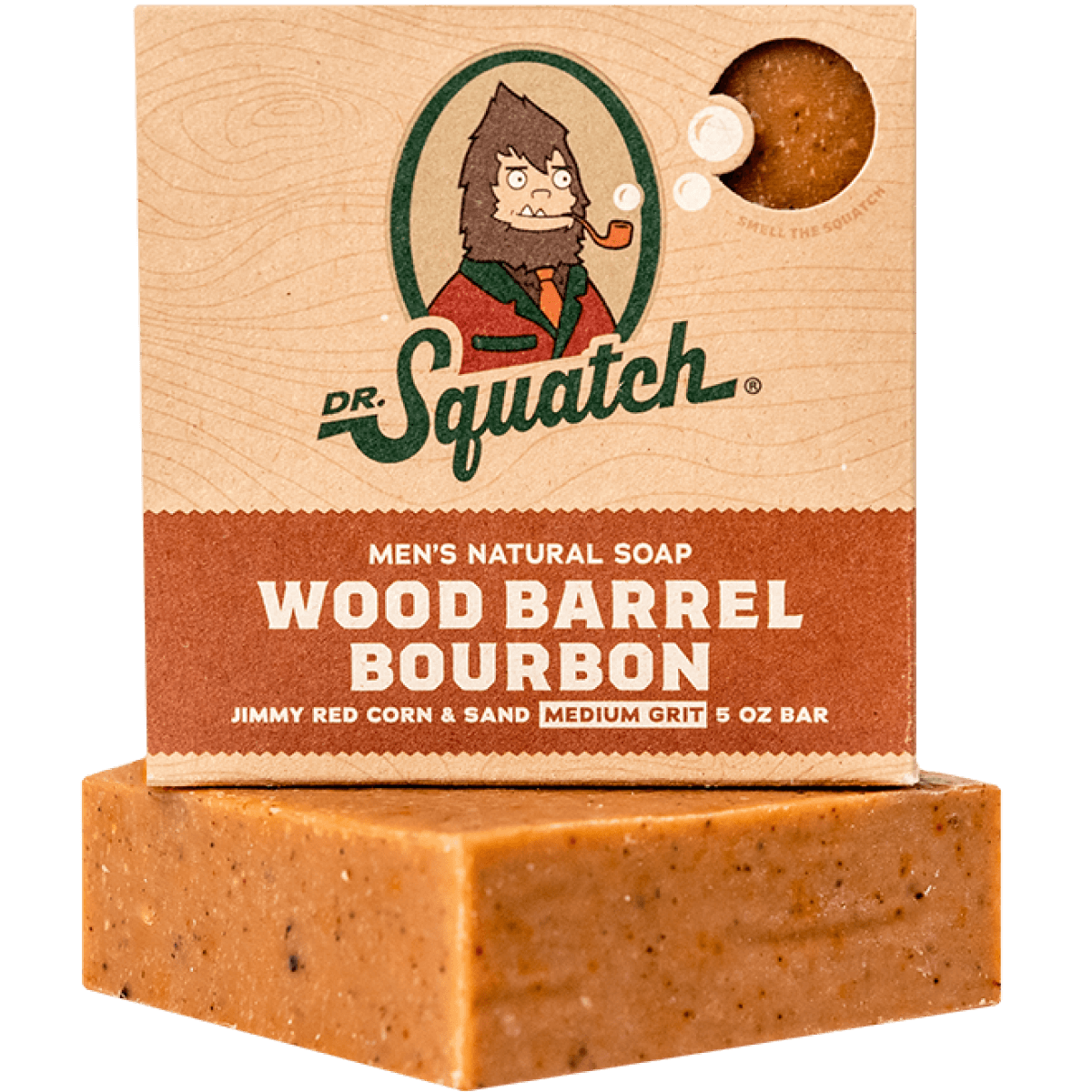 Wood Barrel Bourbon Mens Natural Soap