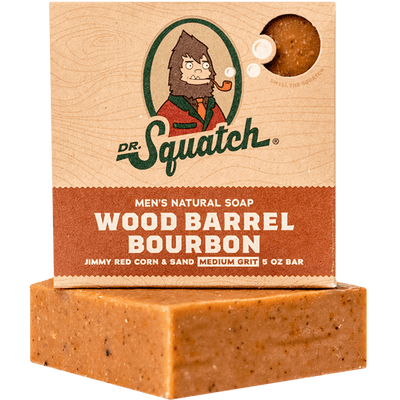 Wood Barrel Bourbon Mens Natural Soap
