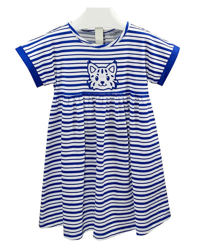 Blue/White Stripe Empire Dress