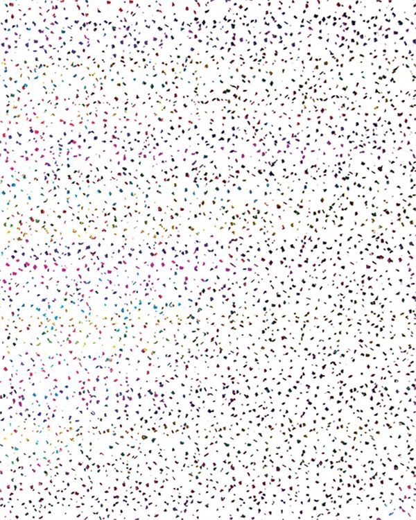 Multi Color Flecks Tissue Paper- Foil