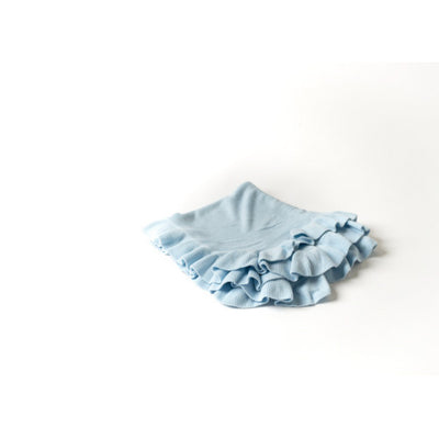 Cashmere Like Jersey Knit Ruffle Blanket 30x40