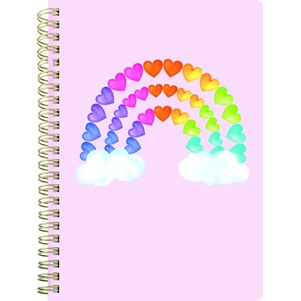 Over the Rainbow Notebook - Spiral