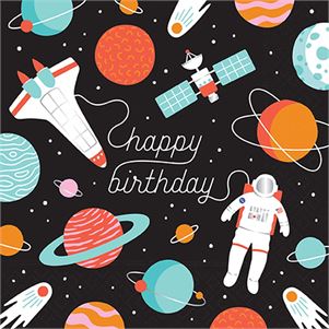 Outer Space Adventure Napkin- Luncheon