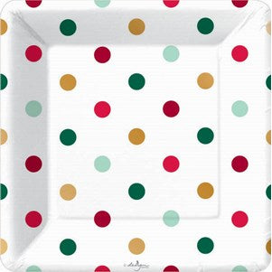 Holiday Dessert Plates- Square