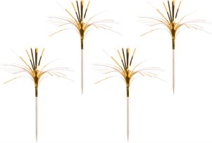 Tinsel-Gold Party Picks