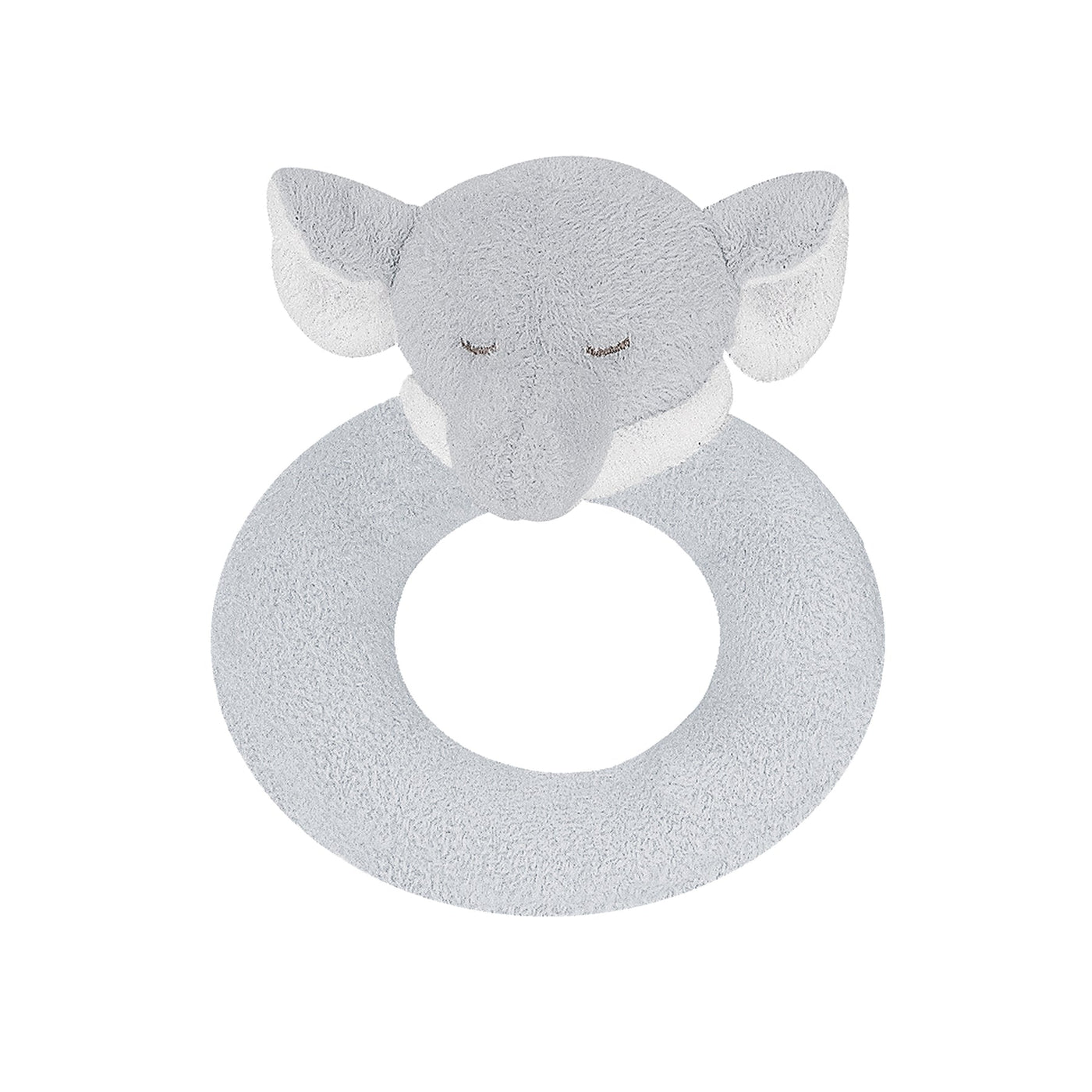 Elephant Ring Rattle- Grey