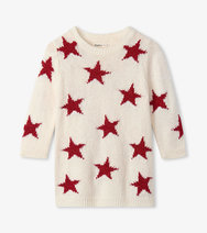 Holiday Stars Sweater Dress